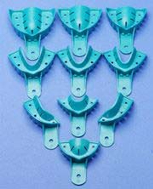 Keystone Bo Trays #3 Perforated Medium Upper Full-Arch Impression Trays, 12/pk