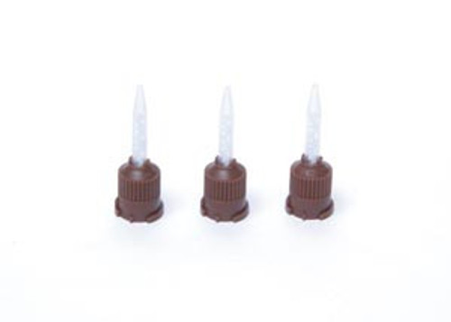 ProAdvantage Temporary Cement T-Mixer Mixing Tips, Brown, 1:1 Ratio, 15/bg