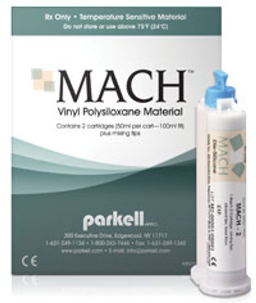 Parkell Mach-2 Die Silicone, Super Fast Set, 2 x 50ml Cartridges