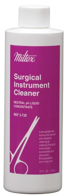 Miltex Instrument Cleaner, 8 oz bottle, 12 bottle/cs