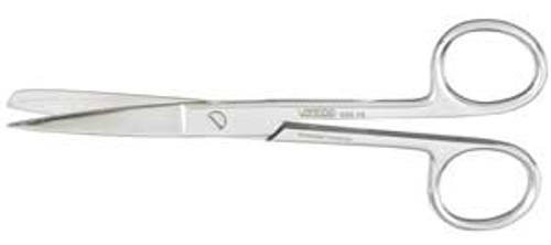 Miltex Vantage 5.5" Straight Surgical Scissors with Blunt/sharp Tips, ea