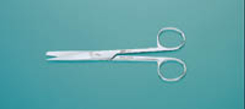 Miltex Operating Scissors, 5-3/4", Standard, Straight, Sharp-Blunt Points, ea