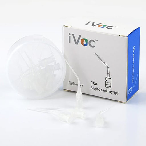 Pac-Dent iVac Apical Negative Pressure Irrigation and Activation System Silicone Angled Capillary Tip Refill, 10/pk