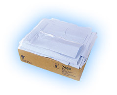 Tidi Everyday Specialty Bib, Endo, Waist-Length, Contour Neck, T/P/T, 29" x 21",  Blue, 100/cs