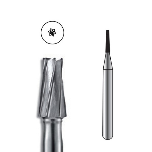 Pac-Dent Carbide Bur FG-168 Taper Fissure, 10/pk