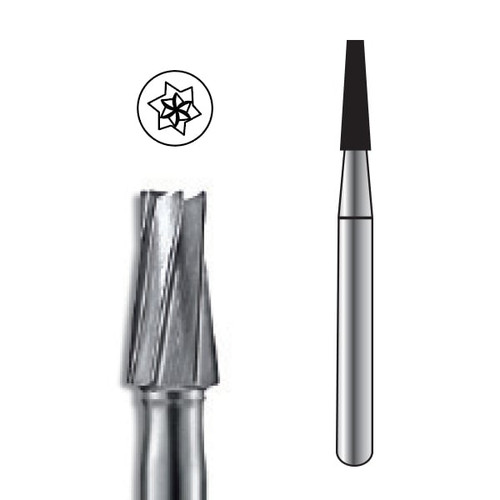 Pac-Dent Carbide Bur FG-171L Taper Fissure, 10/pk