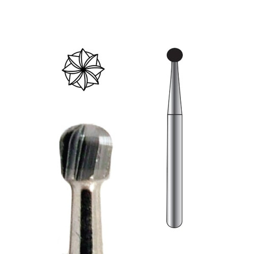 Pac-Dent Carbide Bur FGOS-8 Round, 10/pk