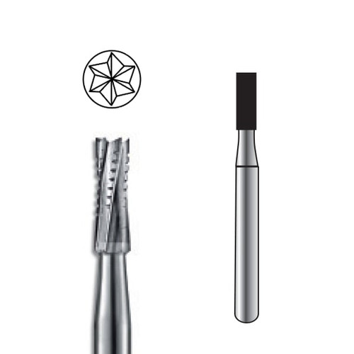 Pac-Dent Carbide Bur FGOS-559 Straight Fissure Crosscut, 10/pk