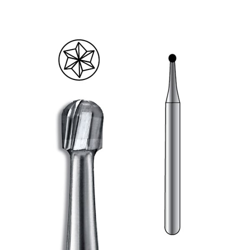 Pac-Dent Carbide Bur FGSS-2 Round, 10/pk