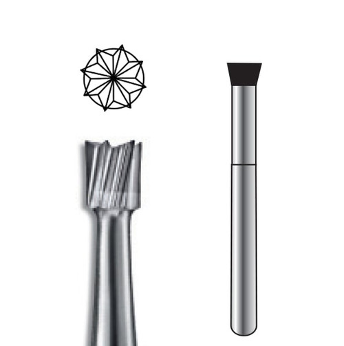 Pac-Dent Carbide Bur HP-41 Inverted Cone, 10/pk