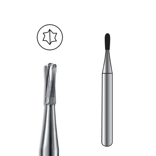 Pac-Dent Carbide Bur RA-245 Amalgam Preparation Latch-Type, 10/pk