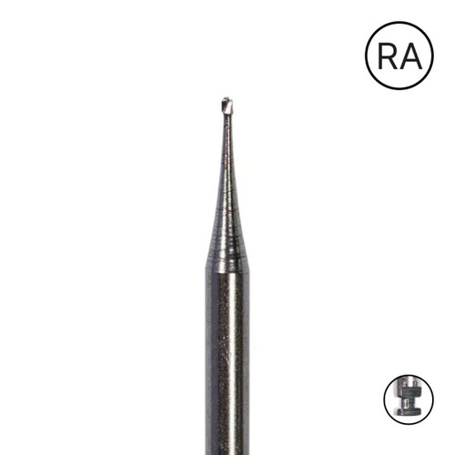 Pac-Dent Carbide Bur RA-1/2 Round Latch-Type, 10/pk