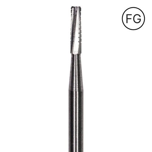 Pac-Dent Carbide Bur FG-558L Straight Fissure Crosscut, Clinic Pack, 100/pk