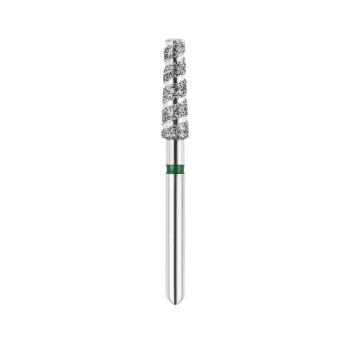 SpiralKool Diamond Turbo Cutting Bur 847T-024C, Flat End Taper, Coarse, 5/pk