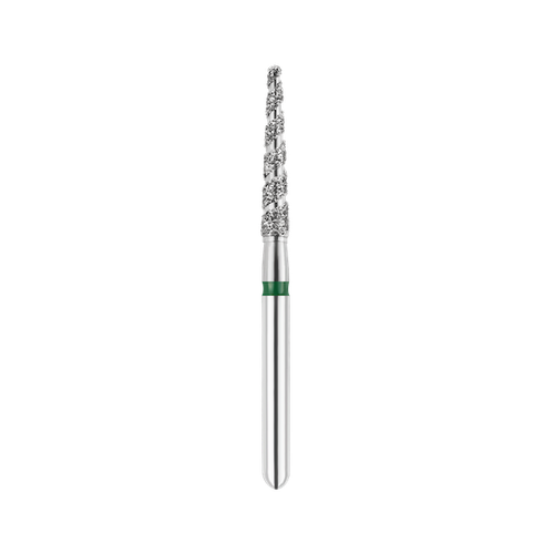 SpiralKool Diamond Turbo Cutting Bur 848T-016C, Flat End Taper, Coarse, 5/pk