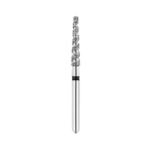 SpiralKool Diamond Turbo Cutting Bur 848T-018SC, Flat End Taper, Super Coarse, 5/pk