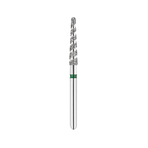 SpiralKool Diamond Turbo Cutting Bur 850T-018C, Round End Taper, Coarse, 5/pk