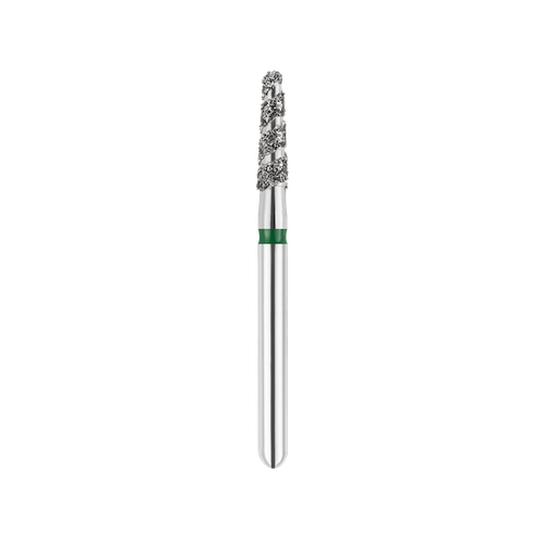 SpiralKool Diamond Turbo Cutting Bur 855T-018C, Round End Taper, Coarse, 5/pk