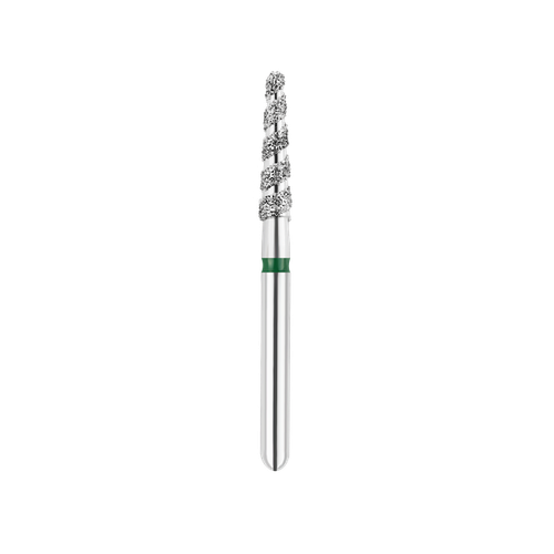 SpiralKool Diamond Turbo Cutting Bur 856T-018C, Round End Taper, Coarse, 5/pk
