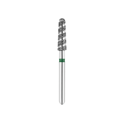 SpiralKool Diamond Turbo Cutting Bur 856T-024C, Round End Taper, Coarse, 5/pk