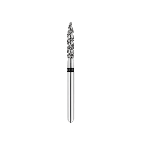 SpiralKool Diamond Turbo Cutting Bur 862T-014SC, Flame, Super Coarse, 5/pk