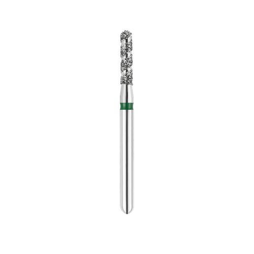 SpiralKool Diamond Turbo Cutting Bur 880T-014C, Round End Cylinder, Coarse, 5/pk