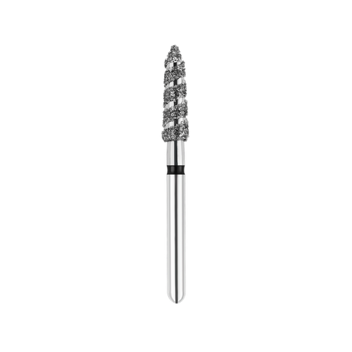 SpiralKool Diamond Turbo Cutting Bur 885KT-023SC, Modified Beveled Flat Fissure, Super Coarse, 5/pk