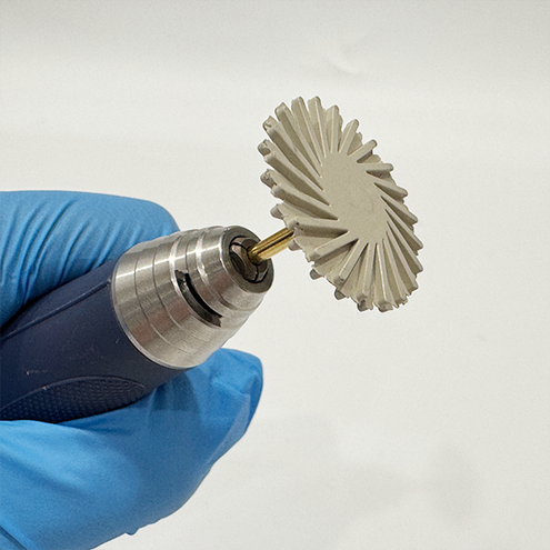 ODS Universal Polisher for Zirconia, Lithium Disllicarte, Composite, Venee, Dia 26x2.2r, Fine, ea
