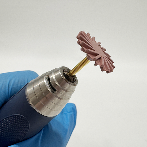 ODS Universal Polisher for Zirconia, Lithium Disllicarte, Composite, Venee, Dia 17x2.2r, Medium, ea
