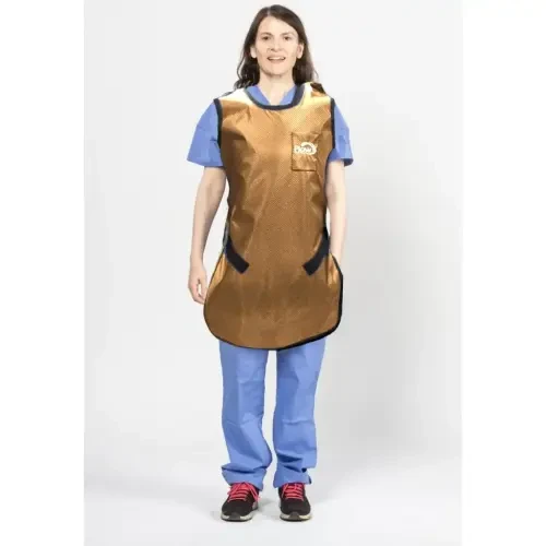 Flow Adult Lead-Free X-Ray Apron, Large, 0.25 mm, 24 x 42", Shimmering Bronze, ea