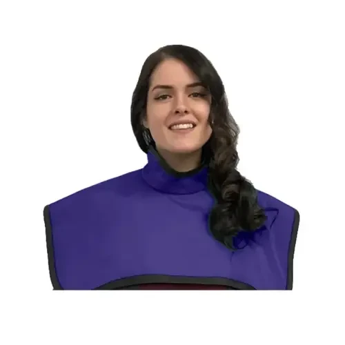 Flow Lead CBCT Pano X-Ray Apron with Collar, 0.3 mm, Purple