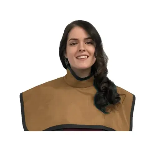 Flow Lead-Free CBCT Pano X-Ray Apron with Collar, 0.25 mm, Bronze