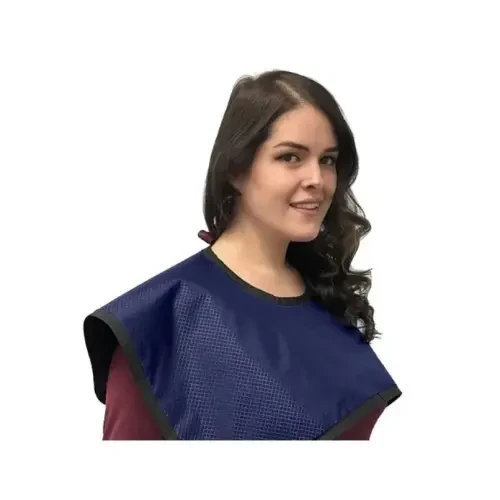 Flow Lead CBCT Pano X-Ray Apron, without Collar, 0.3 mm, Royal Blue