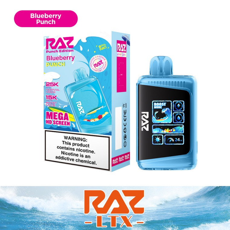 Raz LTX 25k Disposable  - Punch Edition - Blueberry Punch