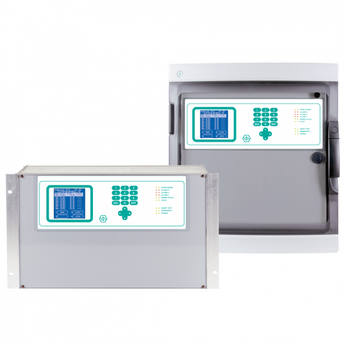 Sensitron Multiscan++ PK gas detection control panels wall mounted and rack version