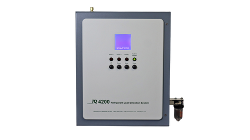 TQ 4200 refrigerant leak detection system front view with control panel and external sensor