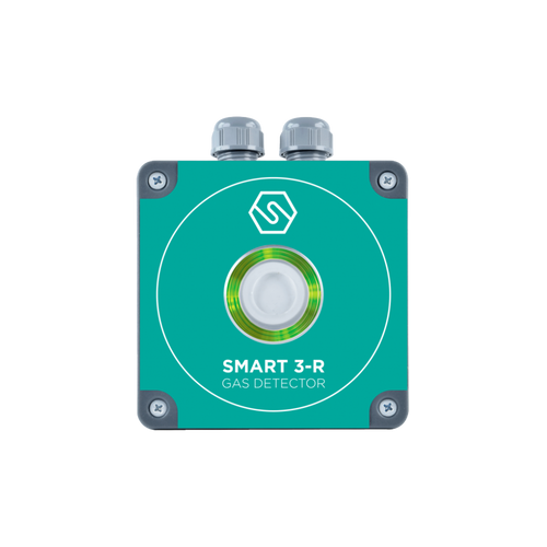 Sensitron SMART 3 R gas detector with circular sensor front view