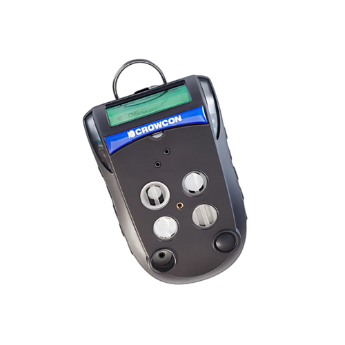 Crowcon Gas-Pro TK portable gas detector with LCD screen, multi-gas sensor ports, and rugged handheld design for industrial gas detection.