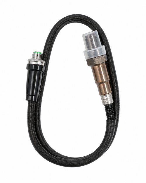 SEN9 oxygen sensor with connector and 65 cm cable for gas measurement on white background