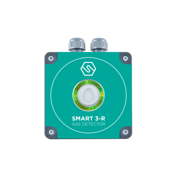 Sensitron SMART 3 R gas detector with circular sensor front view