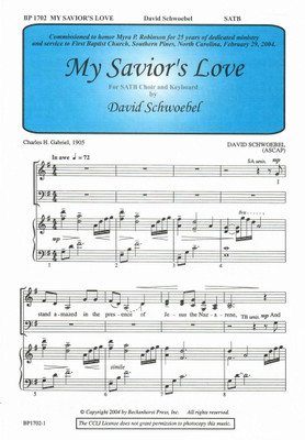 My Savior's Love My Savior's Love