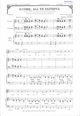 O Come, All Ye Faithful - Frazier O Come, All Ye Faithful - Frazier