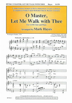O Master Let Me Walk with Thee