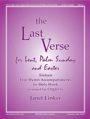 The Last Verse for Lent, Palm Sunday and Easter - digital download The Last Verse for Lent, Palm Sunday and Easter - digital download