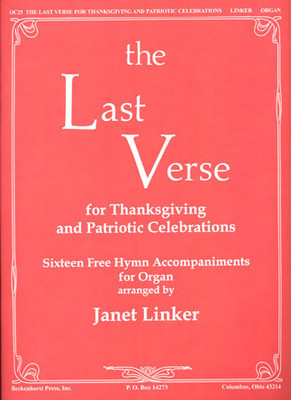 The Last Verse for Thanksgiving and Patriotic Celebrations - digital download The Last Verse for Thanksgiving and Patriotic Celebrations - digital download