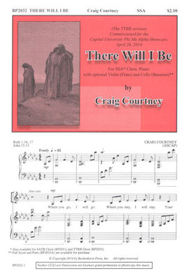 There Will I Be - SSA - digital download There Will I Be - SSA - digital download