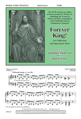 Forever King! - TTBB - digital download Forever King! - TTBB - digital download