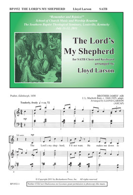 The Lord's My Shepherd - digital download The Lord's My Shepherd - digital download