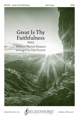 Great Is Thy Faithfulness - Forrest - SSAA Great Is Thy Faithfulness - Forrest - SSAA