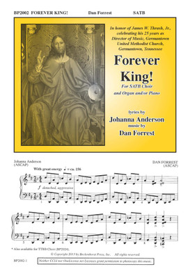 Forever King! - SATB Forever King! - SATB